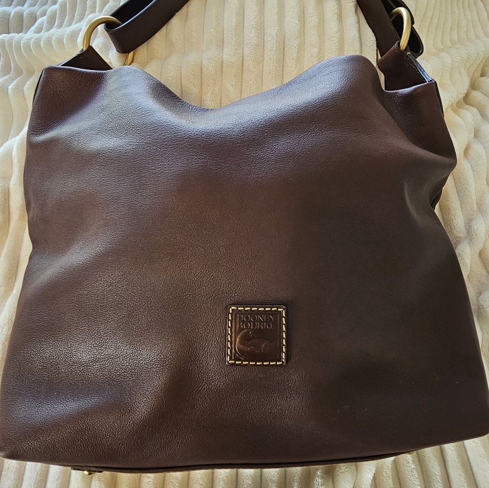DOONEY & BOURKE DISCONTINUED QVC SPECIAL EDITION XL HOBO FLORENTINE COURTNEY SAC